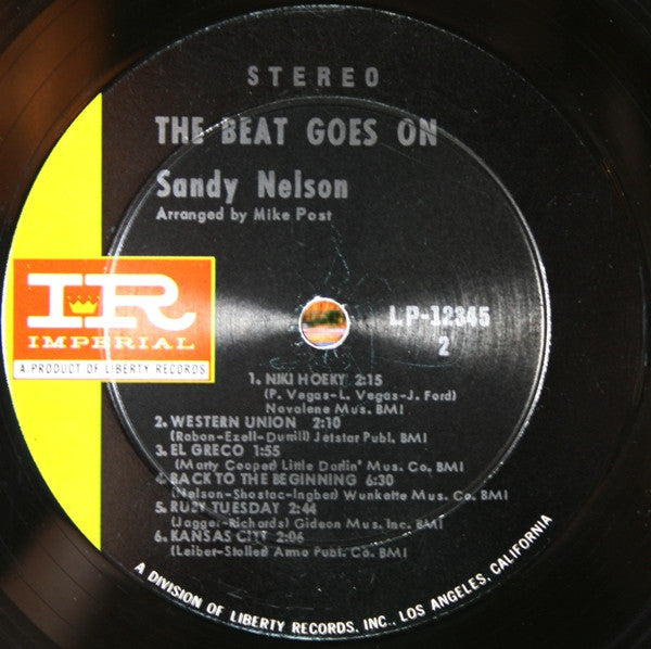 Sandy Nelson - The Beat Goes On - LP