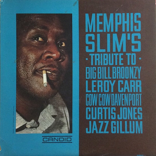 Memphis Slim - Memphis Slim's Tribute To Big Bill Broonzy, Leroy Carr, Cow Cow Davenport, Curtis Jones, Jazz Gillum - LP