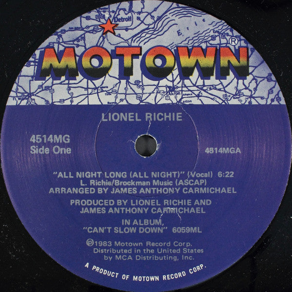 Lionel Richie - All Night Long (All Night) - LP