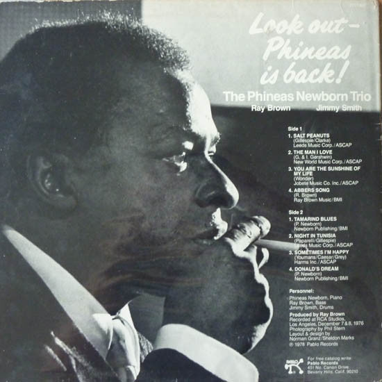 The Phineas Newborn Trio* - Look Out - Phineas Is Back! - LP