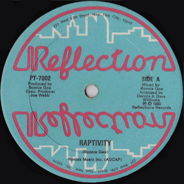 Ronnie Gee - Raptivity - LP