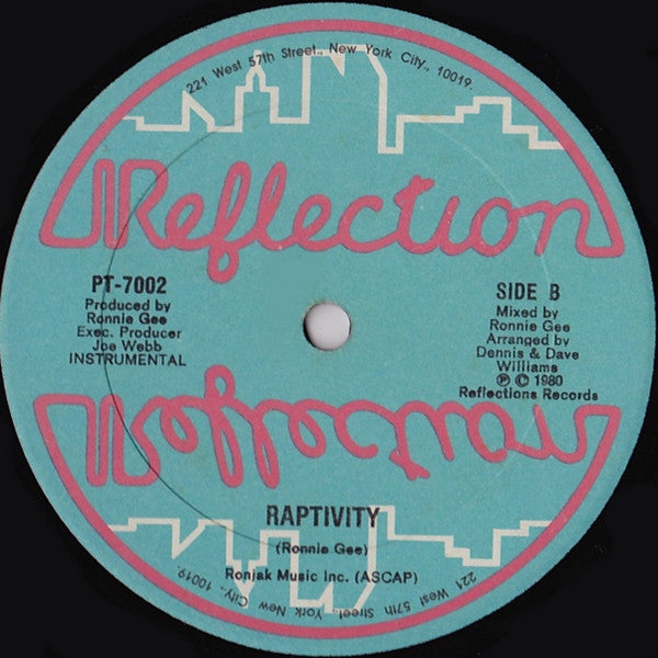 Ronnie Gee - Raptivity - LP