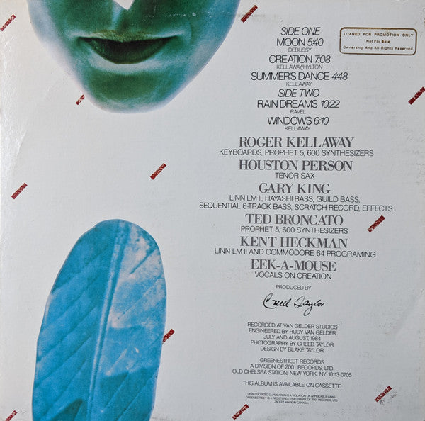 Roger Kellaway Featuring Houston Person - Creation - LP