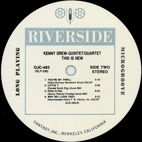 Kenny Drew Quintet / Kenny Drew Quartet - This Is New - LP