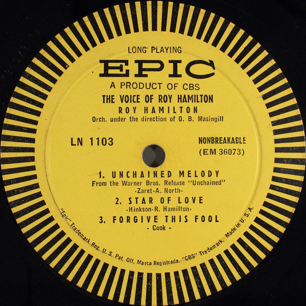 Roy Hamilton  - The Voice Of Roy Hamilton - LP
