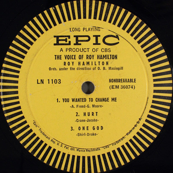 Roy Hamilton  - The Voice Of Roy Hamilton - LP