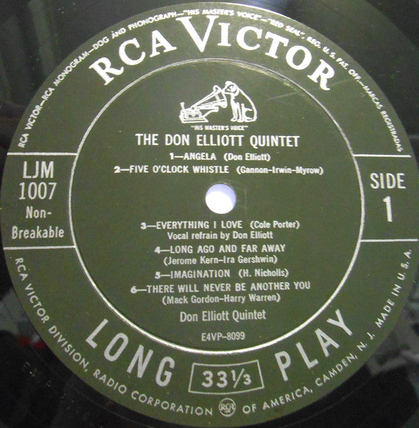 The Don Elliott Quintet - The Don Elliott Quintet - LP