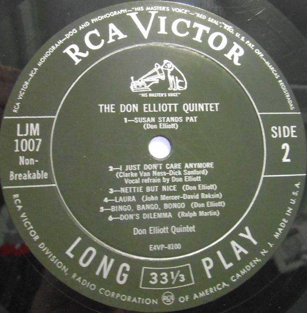 The Don Elliott Quintet - The Don Elliott Quintet - LP