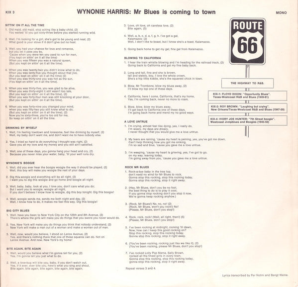 Wynonie Harris - Mr Blues Is Coming To Town - LP