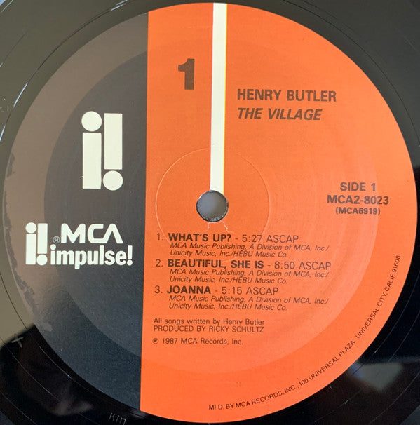 Henry Butler - The Village - LP