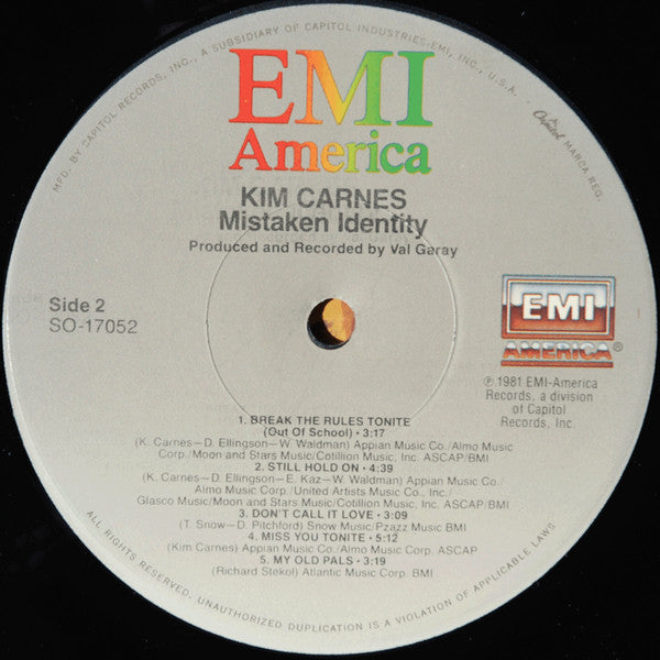 Kim Carnes - Mistaken Identity - LP