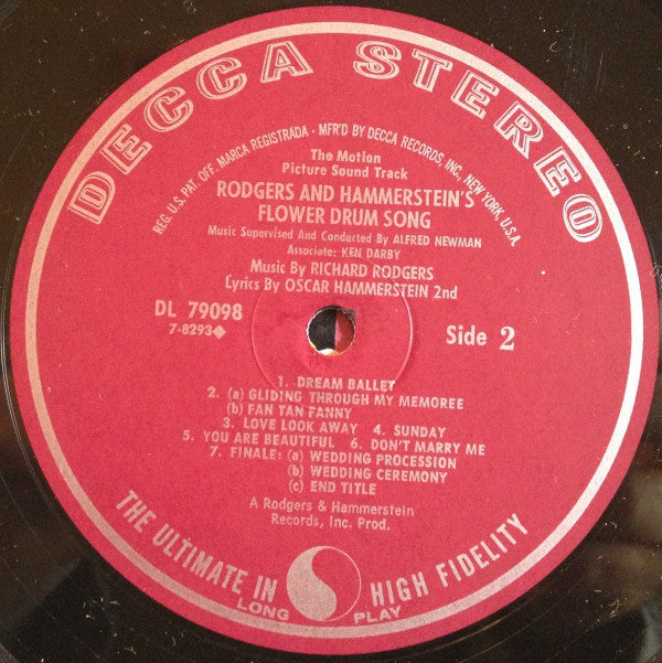 Rodgers & Hammerstein - Flower Drum Song - LP