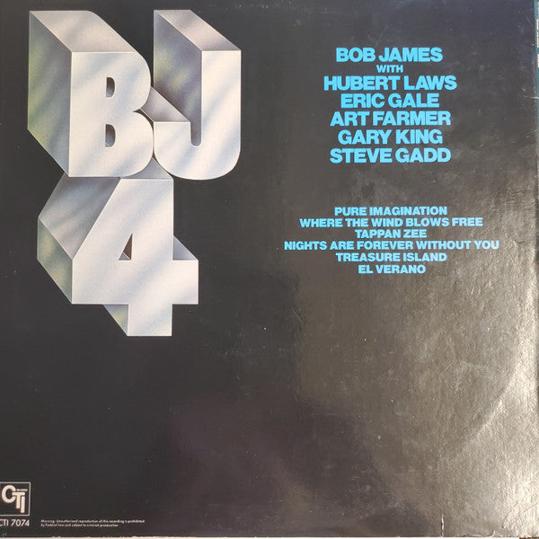 Bob James - BJ4 - LP