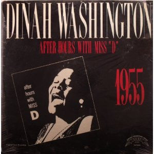 Dinah Washington - After Hours With Miss "D" - LP