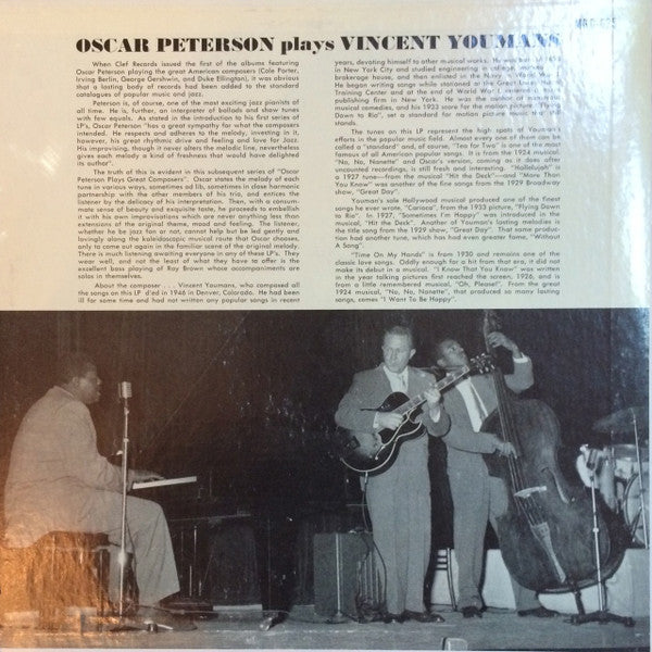 Oscar Peterson - Oscar Peterson Plays Vincent Youmans - LP