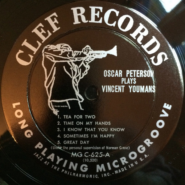 Oscar Peterson - Oscar Peterson Plays Vincent Youmans - LP