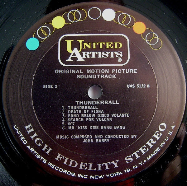 John Barry - Thunderball (Original Motion Picture Soundtrack) - LP