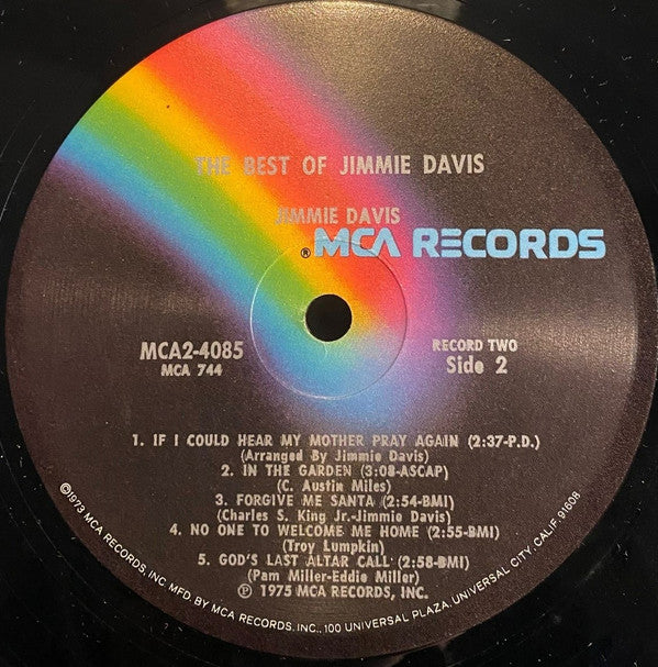 Jimmie Davis - The Best Of Jimmie Davis - LP