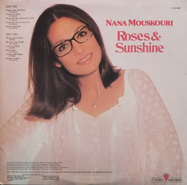 Nana Mouskouri - Roses & Sunshine - LP
