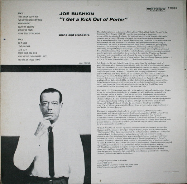 Joe Bushkin - I Get A Kick Out Of Porter - LP