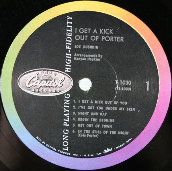 Joe Bushkin - I Get A Kick Out Of Porter - LP