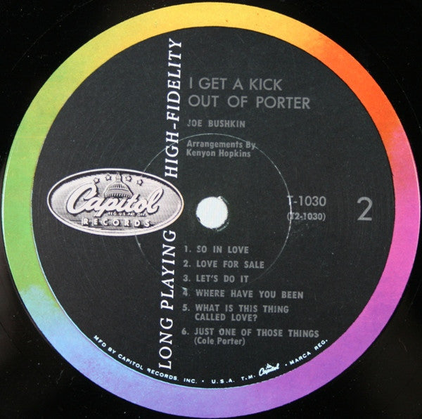 Joe Bushkin - I Get A Kick Out Of Porter - LP