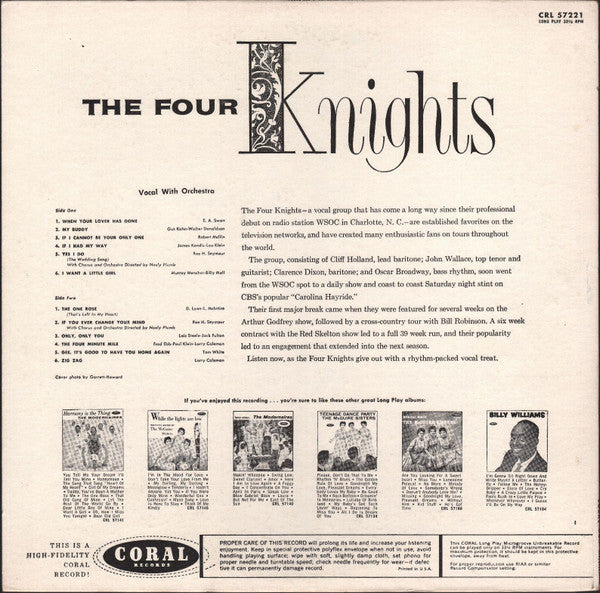 The Four Knights - The Four Knights - LP