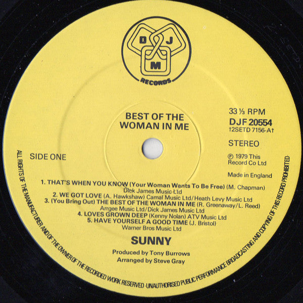 Sunny* - Best Of The Woman In Me - LP