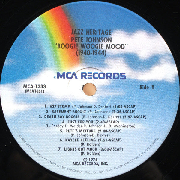 Pete Johnson - Boogie Woogie Mood 1940-1944 - LP