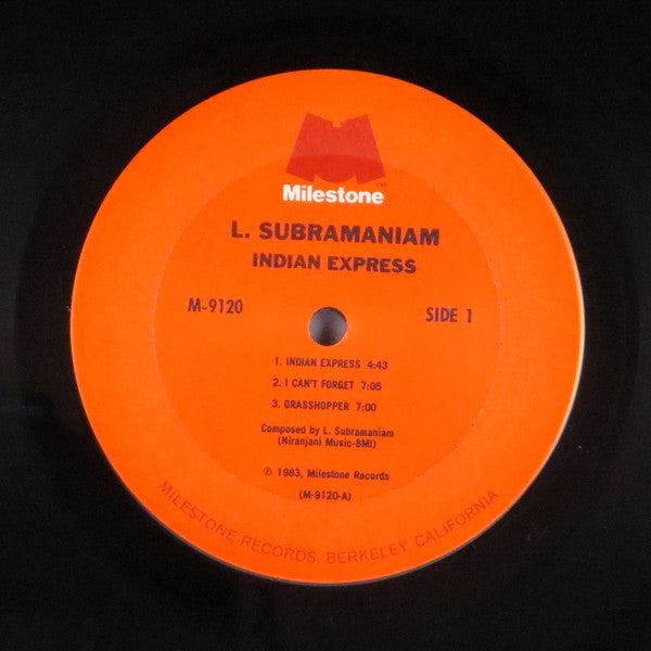L. Subramaniam - Indian Express - LP