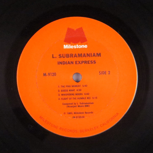 L. Subramaniam - Indian Express - LP