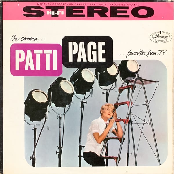 Patti Page - On Camera…Patti Page…Favorites From TV - LP