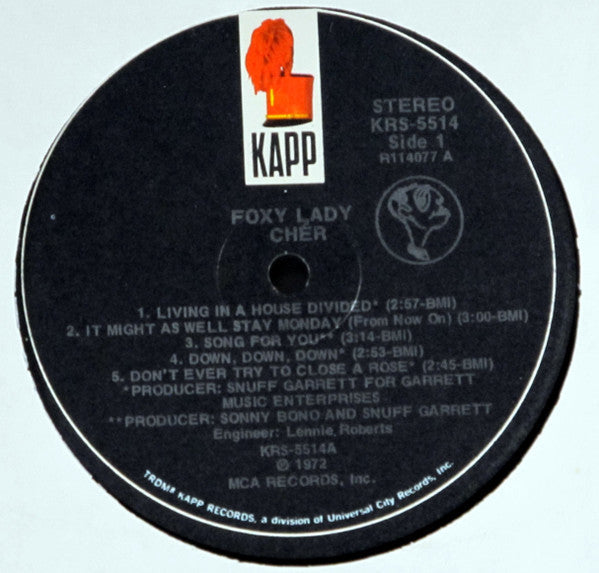Cher - Foxy Lady - LP
