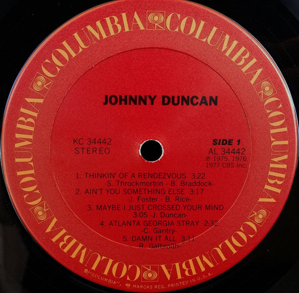 Johnny Duncan (3) - Johnny Duncan - LP
