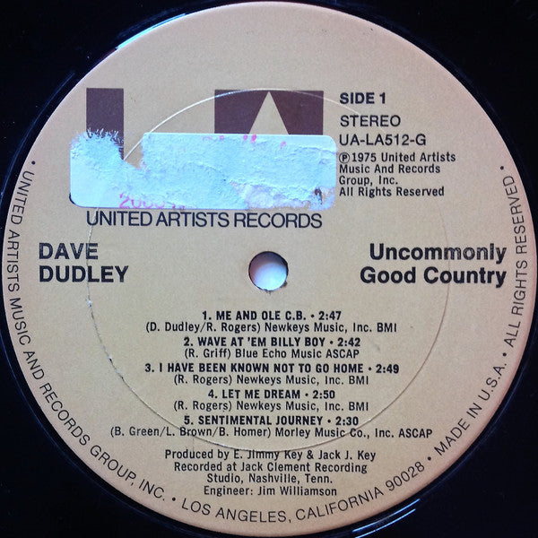 Dave Dudley - Uncommonly Good Country - LP