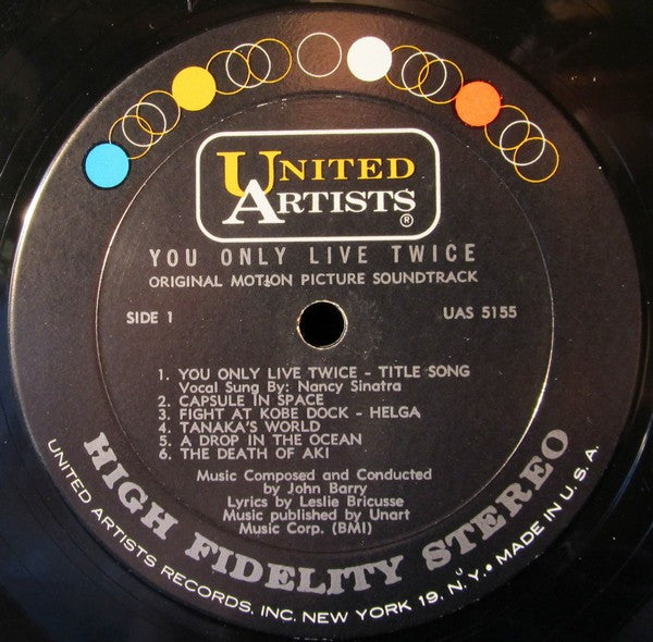 John Barry - You Only Live Twice (Original Motion Picture Soundtrack) - LP