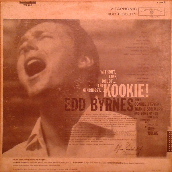 Edd "Kookie" Byrnes - Kookie Star Of "77 Sunset Strip" - LP