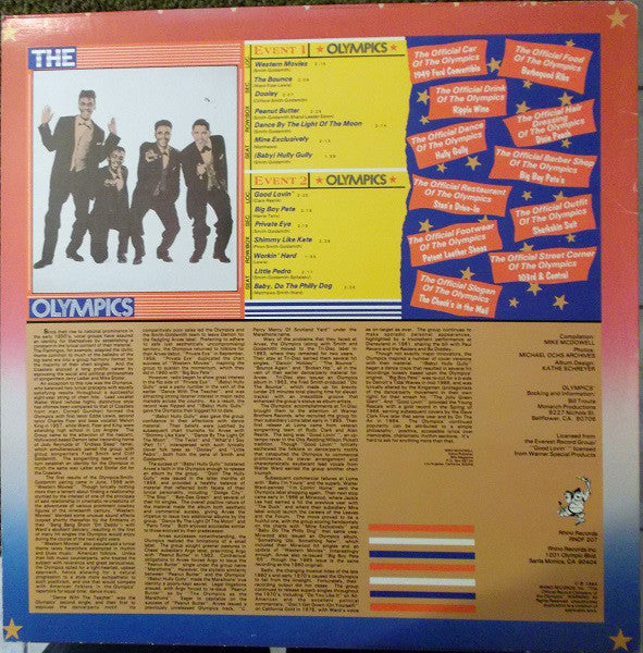 The Olympics - The Official Record Album Of The Olympics - LP