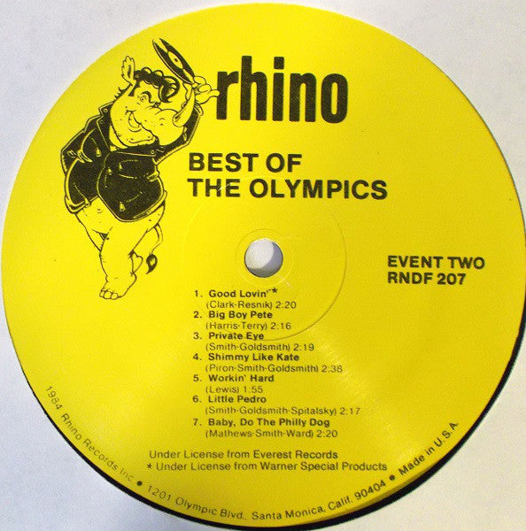 The Olympics - The Official Record Album Of The Olympics - LP