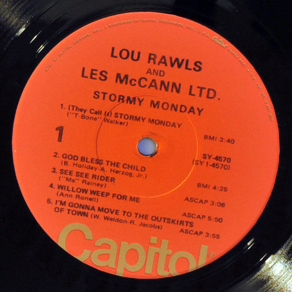 Lou Rawls And Les McCann Ltd. - Stormy Monday - LP