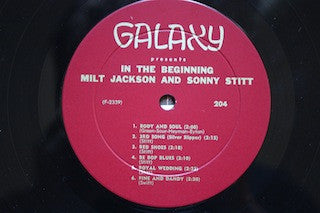 Milt Jackson & Sonny Stitt - In The Beginning - LP