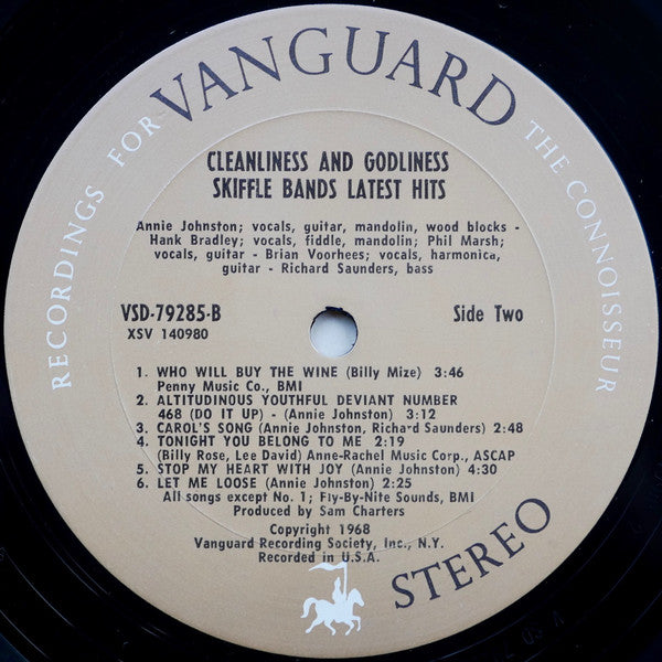 Cleanliness And Godliness Skiffle Band - Greatest Hits - LP