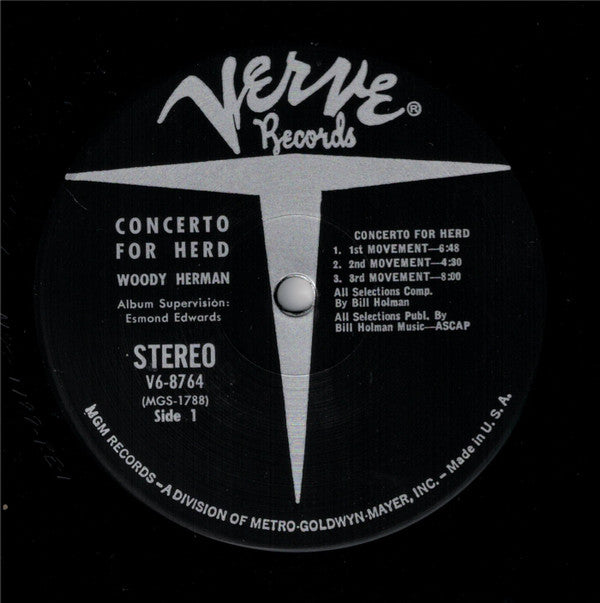 Woody Herman And The Thundering Herd - Concerto For Herd - LP