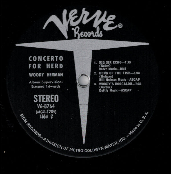 Woody Herman And The Thundering Herd - Concerto For Herd - LP