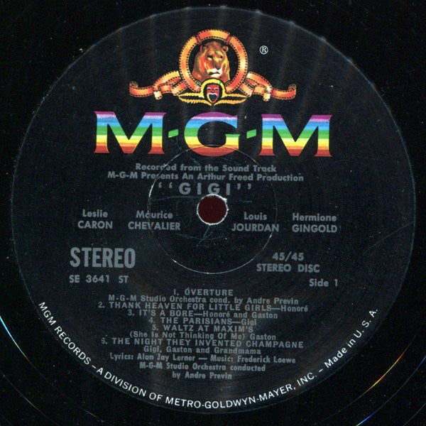 Various - "Gigi" - Original Cast Sound Track Album - LP
