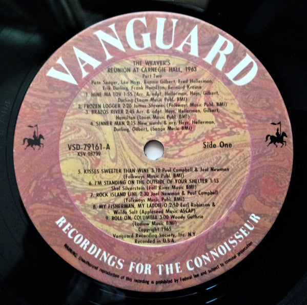 The Weavers - Reunion At Carnegie Hall, Part 2 - LP