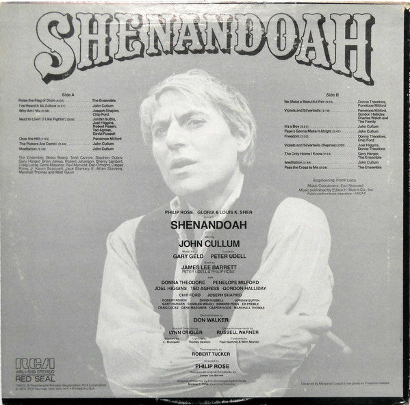 Original Broadway Cast* Starring John Cullum - Shenandoah - LP