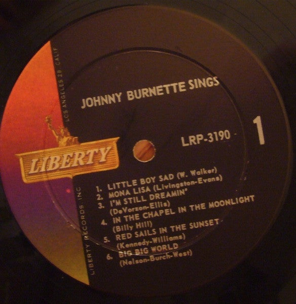 Johnny Burnette - Sings - LP