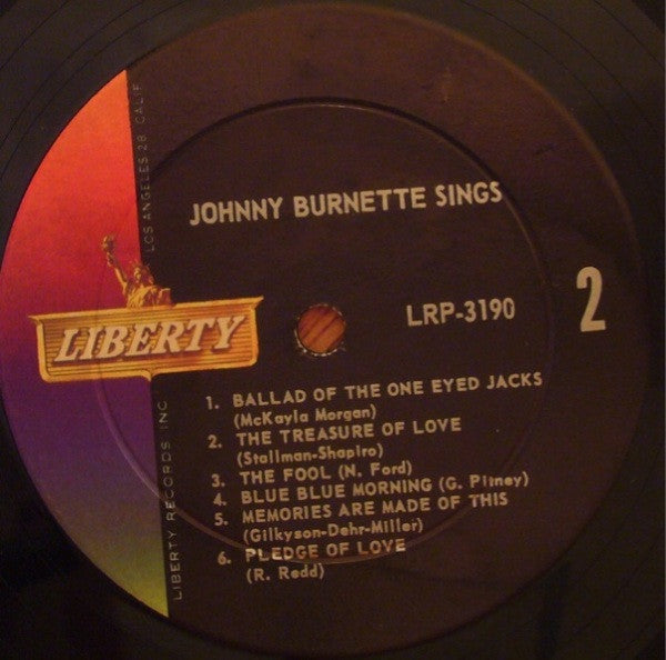 Johnny Burnette - Sings - LP