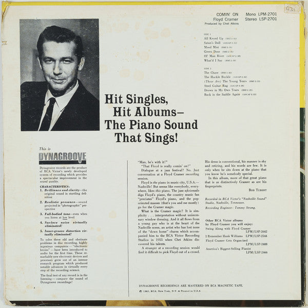 Floyd Cramer - Comin' On - LP